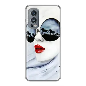 Чехол с картинкой Модные Девчонки OnePlus Nord 2 (Любительница коней)