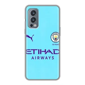 Силиконовые Чехлы принт Футбол на OnePlus Nord 2 (Man City)