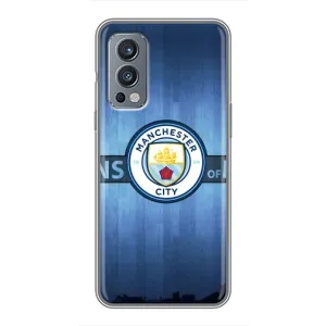 Силиконовые Чехлы принт Футбол на OnePlus Nord 2 (ManCity)