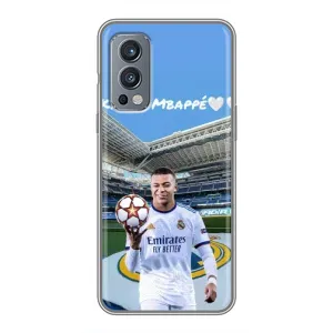 Чохол (TPU) з Футболістом на OnePlus Nord 2 (Mbappe Real)