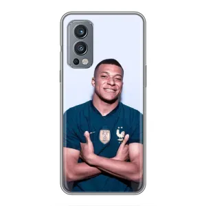 Чохол (TPU) з Футболістом на OnePlus Nord 2 (Мбаппешичка)
