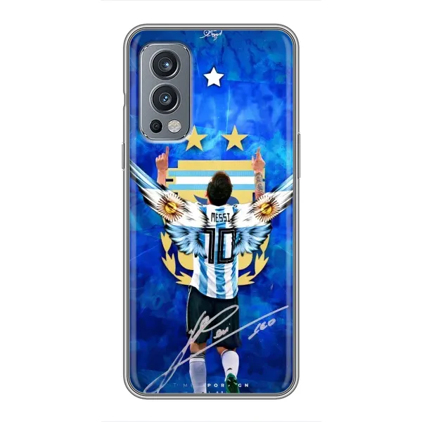 Чехол с рисунком «Месси Аргентина» для OnePlus Nord 2 Чехол с рисунком «Месси Аргентина» для OnePlus Nord 2