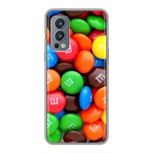 Чохол з зображенням смачної їжі для OnePlus Nord 2 (Різнокольорові M&M'S)