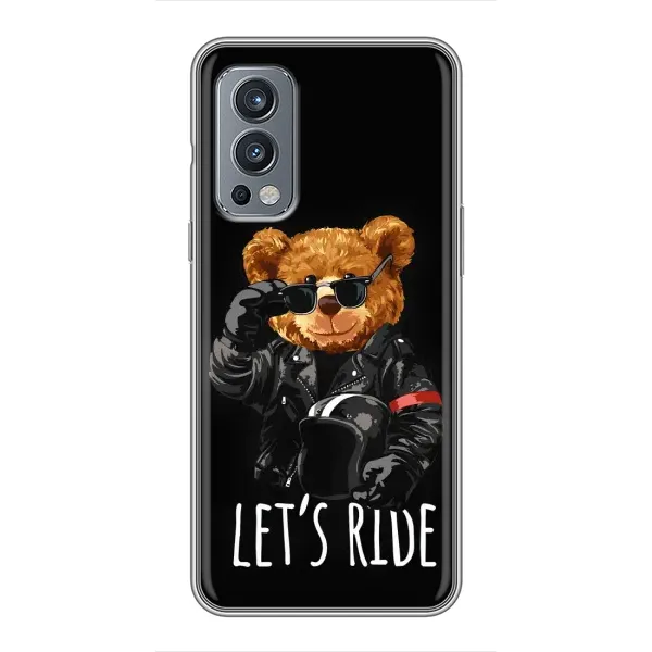 Чехол с рисунком «Модный Мишка» для OnePlus Nord 2 Чехол с рисунком «Модный Мишка» для OnePlus Nord 2
