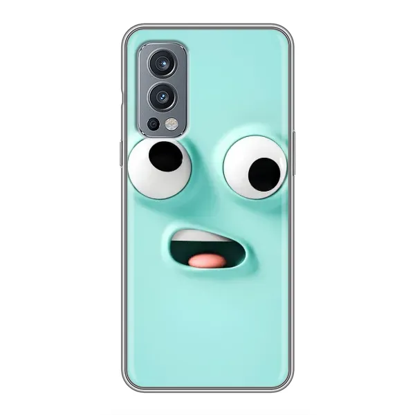 Чехол с рисунком «Забавное мятное лицо» для OnePlus Nord 2 Чехол с рисунком «Забавное мятное лицо» для OnePlus Nord 2