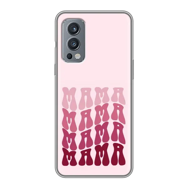 Чехол с рисунком «Надпись мама» для OnePlus Nord 2 Чехол с рисунком «Надпись мама» для OnePlus Nord 2