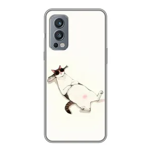 Чехол на тематику: Коты для OnePlus Nord 2 (Отдых)