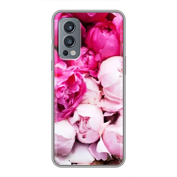 Чехол с рисунком «Пионы» для OnePlus Nord 2 Чехол с рисунком «Пионы» для OnePlus Nord 2