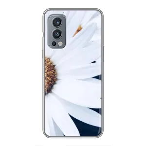 Чохол з ромашками на OnePlus Nord 2 (Пів ромашки)
