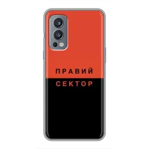 Чехлы УПА (Красно-Чёрный) на OnePlus Nord 2 (Правый Серктор)