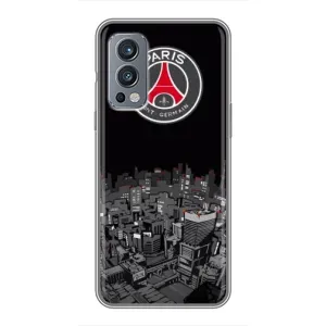 Силиконовые Чехлы принт Футбол на OnePlus Nord 2 (PSG)