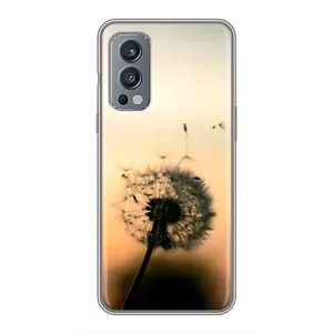 Силіконовий Чохол з кульбабками на OnePlus Nord 2 (Роздмухана кульбабка)