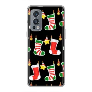 Силіконовий бампер на різдво для OnePlus Nord 2 (Різдвяні подарунки)