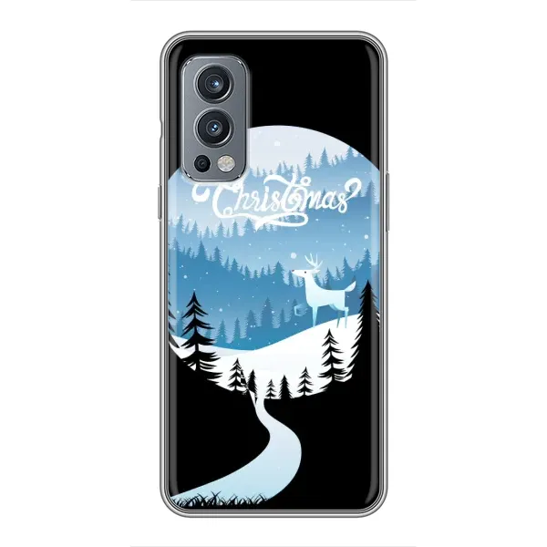Чехол с рисунком «Рождественский Олень» для OnePlus Nord 2 Чехол с рисунком «Рождественский Олень» для OnePlus Nord 2