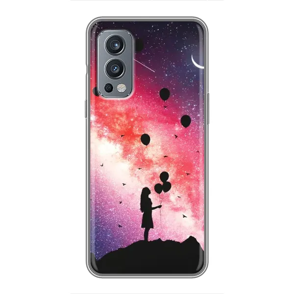 Чехол с рисунком «Шарики в небе» для OnePlus Nord 2 Чехол с рисунком «Шарики в небе» для OnePlus Nord 2