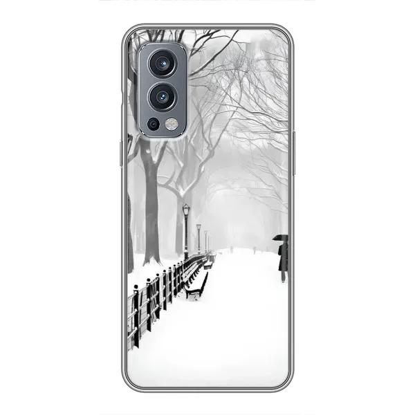 Чехол с рисунком «Снегом замело» для OnePlus Nord 2 Чехол с рисунком «Снегом замело» для OnePlus Nord 2