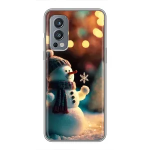 Чохли на Новий Рік OnePlus Nord 2 (Сніговик святковий)