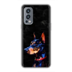 Бампер для OnePlus Nord 2 с картинкой "Песики" (Собака Мопс)