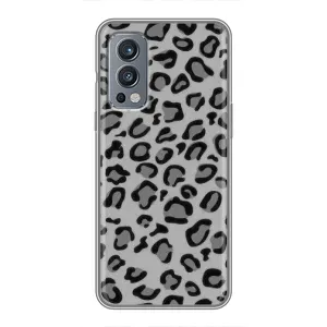 Чохол з леопардовим принтом на OnePlus Nord 2 (Темний леопард)