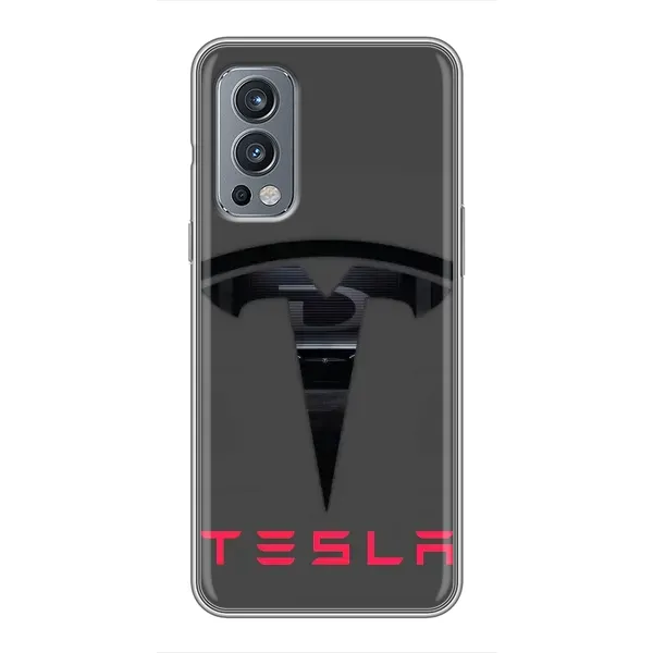 Чехол с рисунком «Logo TESLA» для OnePlus Nord 2 Чехол с рисунком «Logo TESLA» для OnePlus Nord 2