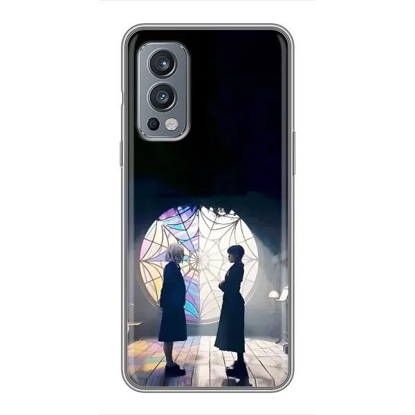 Чехол с рисунком «Уэнсдей и Энди» для OnePlus Nord 2 Чехол с рисунком «Уэнсдей и Энди» для OnePlus Nord 2