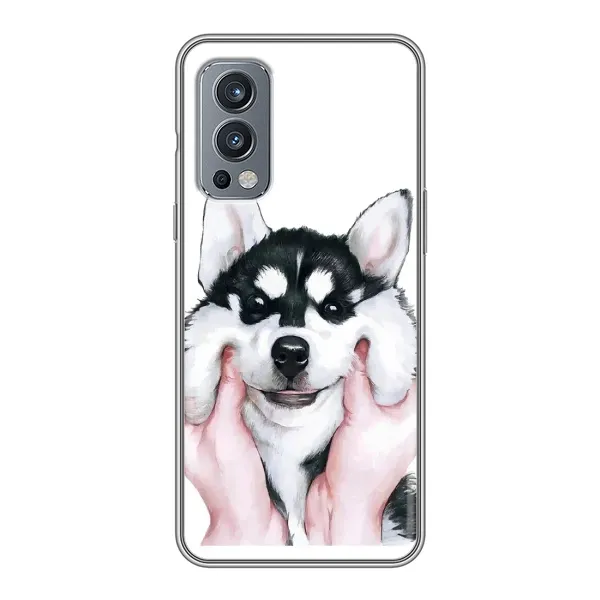 Чехол с рисунком «Собака Хаски» для OnePlus Nord 2 Чехол с рисунком «Собака Хаски» для OnePlus Nord 2