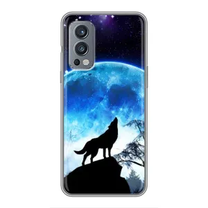 Чехол с Волком на OnePlus Nord 2 (Воет на луну)
