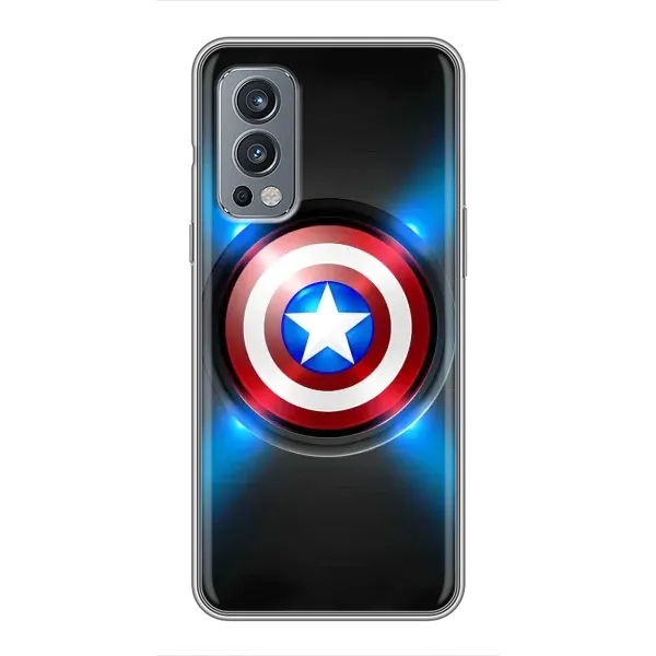 Чехол с рисунком «Яркий Щит Капитана» для OnePlus Nord 2 Чехол с рисунком «Яркий Щит Капитана» для OnePlus Nord 2