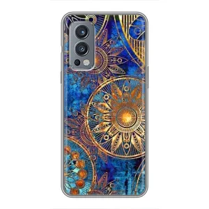 Чехлы со смыслом для OnePlus Nord 2 (Золотые узоры)