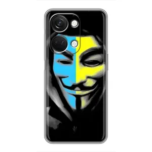 Чехол с Украинской символикой на ВанПлас Норд 3 5g (Анонимус патриот)