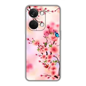 Чехол с принтом САКУРЫ на OnePlus Nord 3 5G (Бабочки на сакуре)