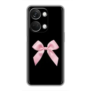 Чехол банты для OnePlus Nord 3 5G (Бант на черном)