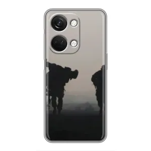 Чехлы на военную тематику для OnePlus Nord 3 5G (Бой солдат)