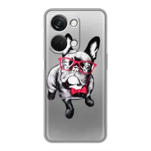 Чехол (ТПУ) Милые собачки для OnePlus Nord 3 5G (Бульдог в очках)