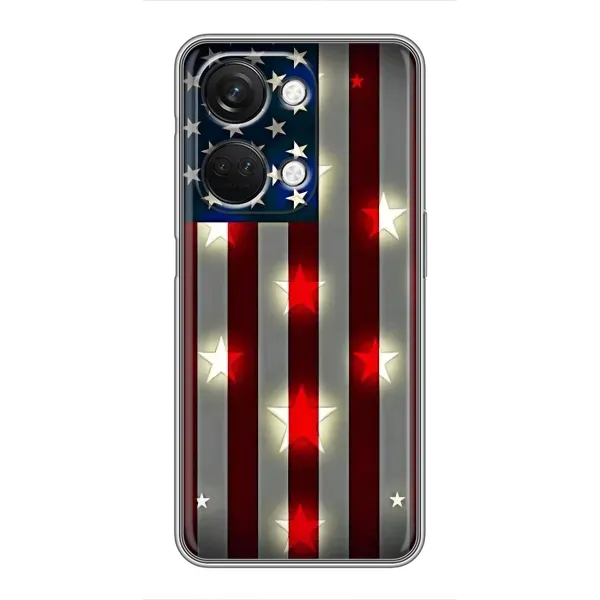 Чехол с рисунком «Флаг США 2» для OnePlus Nord 3 5G Чехол с рисунком «Флаг США 2» для OnePlus Nord 3 5G