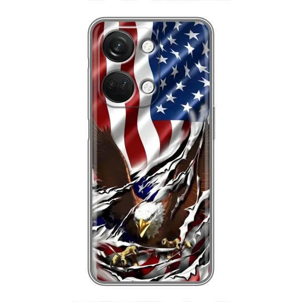 Чехол с рисунком «Флаг USA» для OnePlus Nord 3 5G Чехол с рисунком «Флаг USA» для OnePlus Nord 3 5G