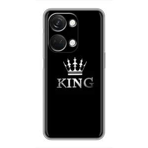 Чехол (Корона на чёрном фоне) для ВанПлас Норд 3 5g (KING)