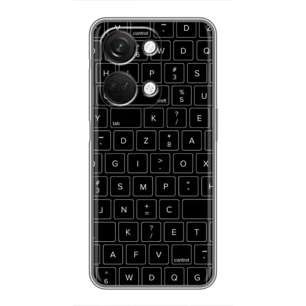 Чехол с рисунком «Клавиатура» для OnePlus Nord 3 5G Чехол с рисунком «Клавиатура» для OnePlus Nord 3 5G
