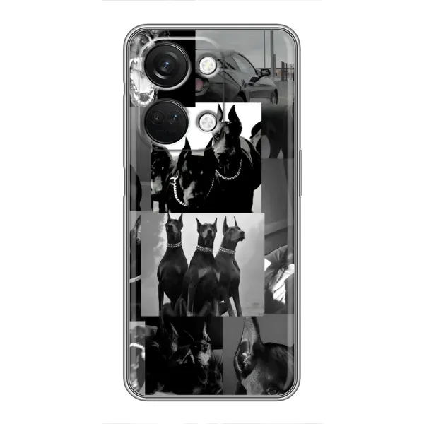 Чехол с рисунком «Коллаж Доберман» для OnePlus Nord 3 5G Чехол с рисунком «Коллаж Доберман» для OnePlus Nord 3 5G