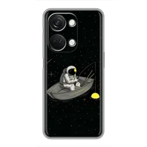 Силиконовый Чехол с принтом "Космонавты" на OnePlus Nord 3 5G (Космонавт на рыбалке)