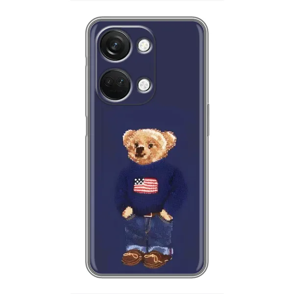 Чехол с рисунком «Мишка USA» для OnePlus Nord 3 5G