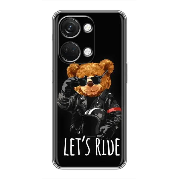 Чехол с рисунком «Модный Мишка» для OnePlus Nord 3 5G