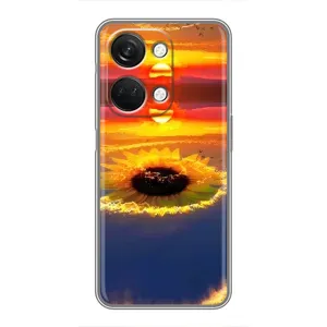 Чехлы с картинкой Подсолнухов для ВанПлас Норд 3 5g (Небо подсолнух)