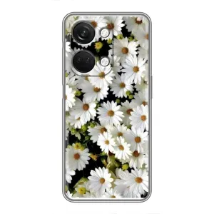 Чохол з ромашками на OnePlus Nord 3 5G (Рамка в ромашках)