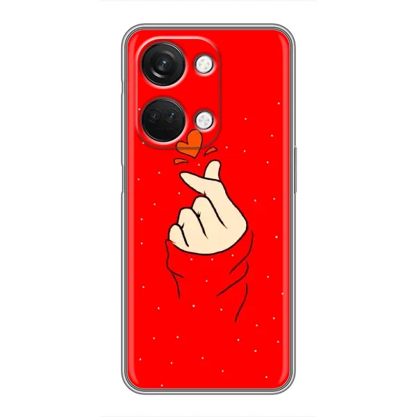 Чехол с рисунком «Сердце на красном» для OnePlus Nord 3 5G Чехол с рисунком «Сердце на красном» для OnePlus Nord 3 5G