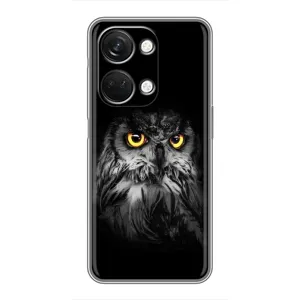 Чехлы с принтом СОВЫ для OnePlus Nord 3 5G (Сова на чёрном)