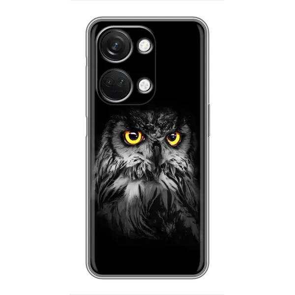 Чехол с рисунком «Сова на чёрном» для OnePlus Nord 3 5G Чехол с рисунком «Сова на чёрном» для OnePlus Nord 3 5G