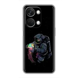 Силиконовый Чехол с принтом "Космонавты" на OnePlus Nord 3 5G (В руках земля)