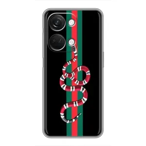 Чохли бренд ГУЧЧІ для OnePlus Nord 3 5G (Змій Гуччі)