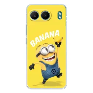 Мультяшный принт на Чехол для ВанПлас Норд 4 (Banana)